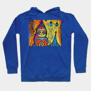 Folk Art Babushka Hoodie